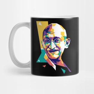 Mahatma Gandhi WPAP Limit Color Mug